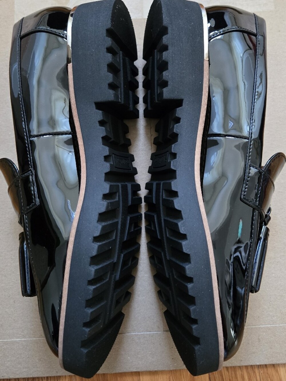 Franco Sarto patent loafers 8.5 - Picture 3 of 4